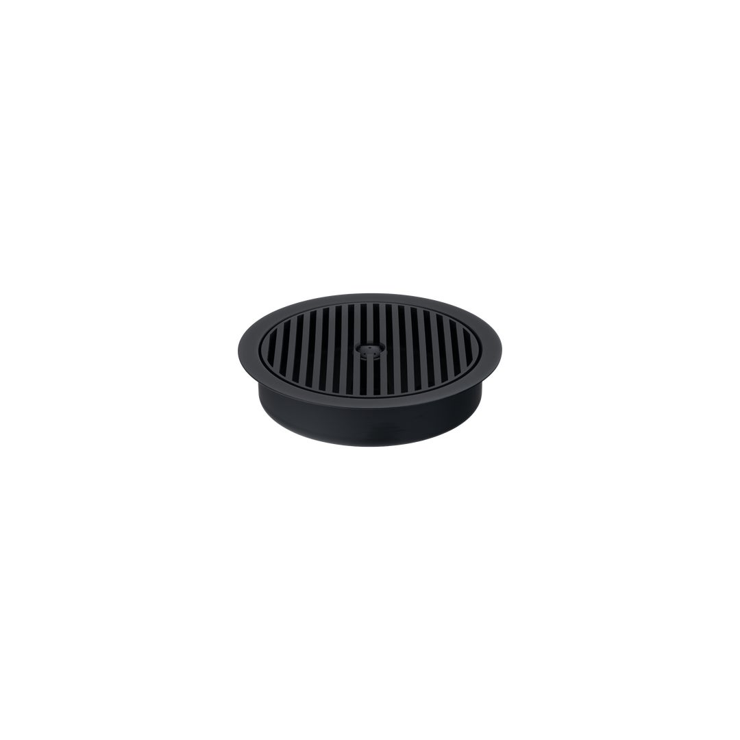 Glass Cleaner with Drain – Matte Black PVD
