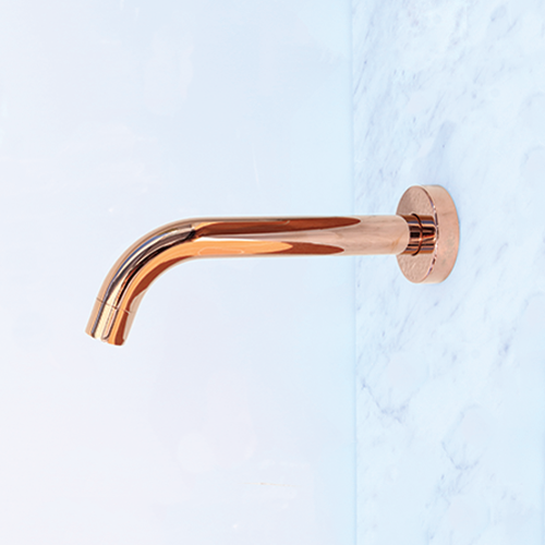 Elysian Minimal Mixer & Spout Set Deep Rose Gold ABI Bathrooms