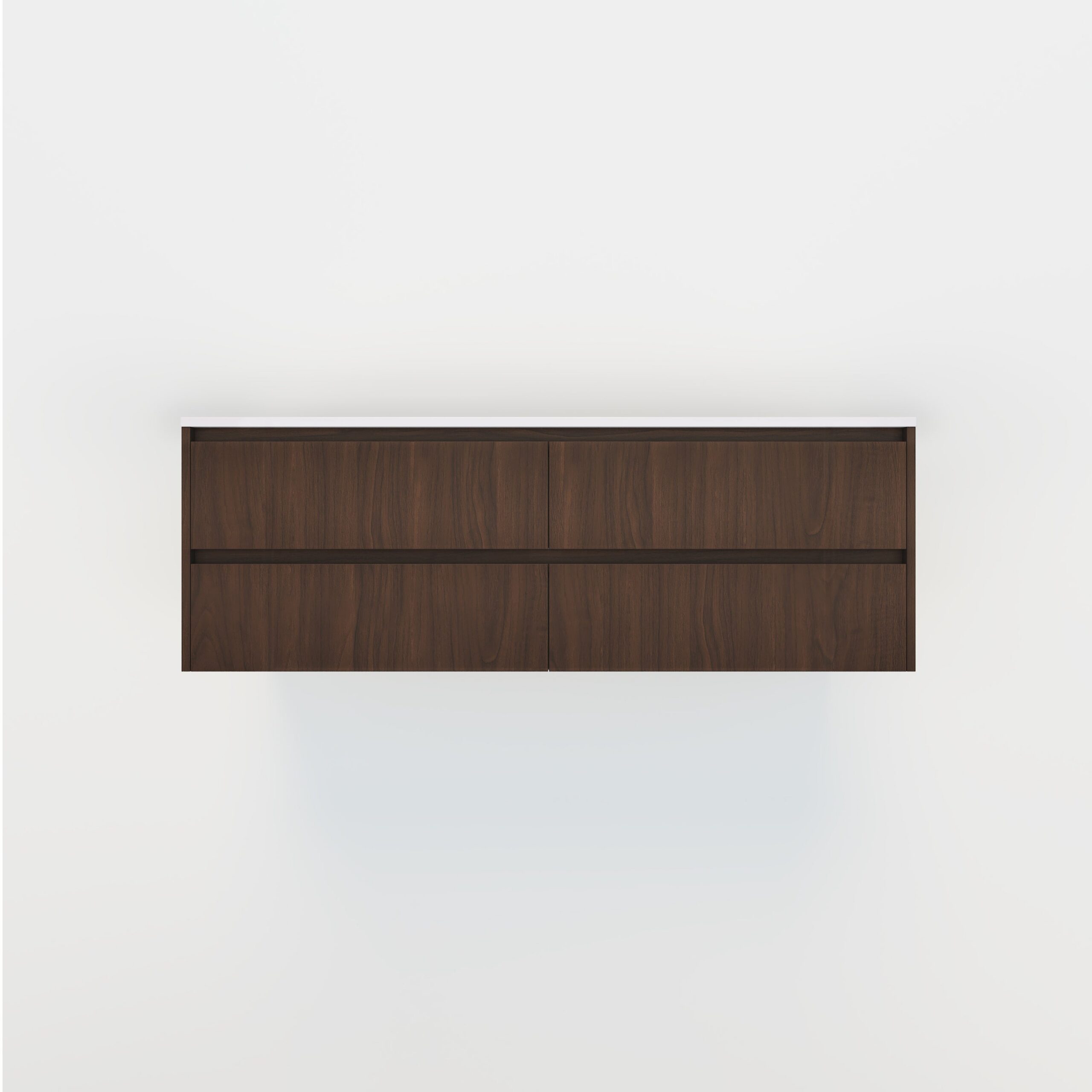 Addison 4-Drawer Vanity 1500mm - Walnut