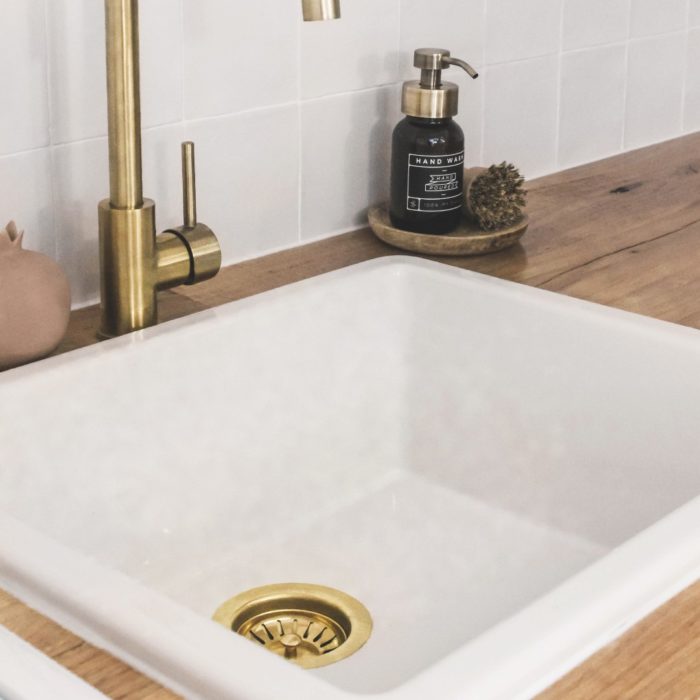 Sink Basket Waste - Brushed Brass | ABI Bathrooms & Interiors