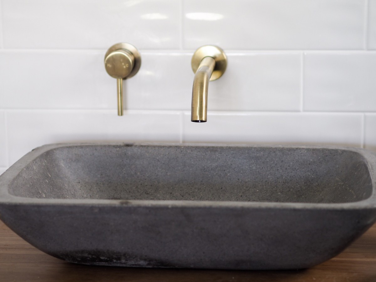 brushed tapware