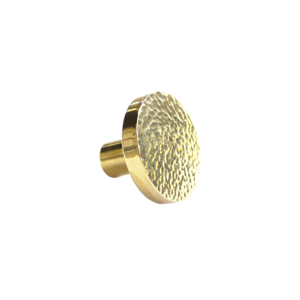 (D)Havana Round Cabinetry Knob  - Brushed Brass