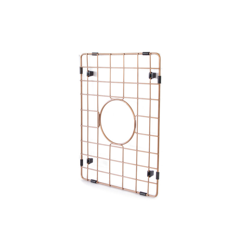 copper sink protector rack