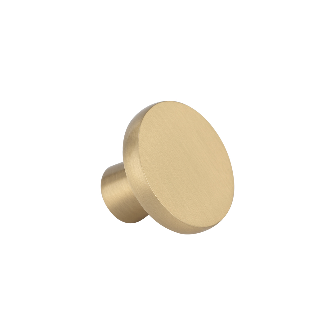 Pika Cabinetry Knob - Brushed Brass