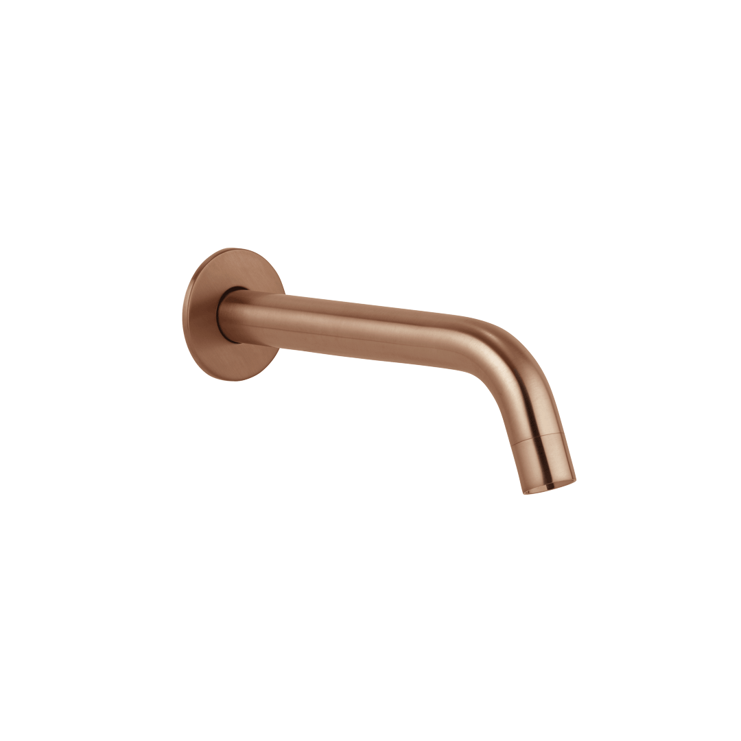 Wall Mounted Spout - Brushed Copper