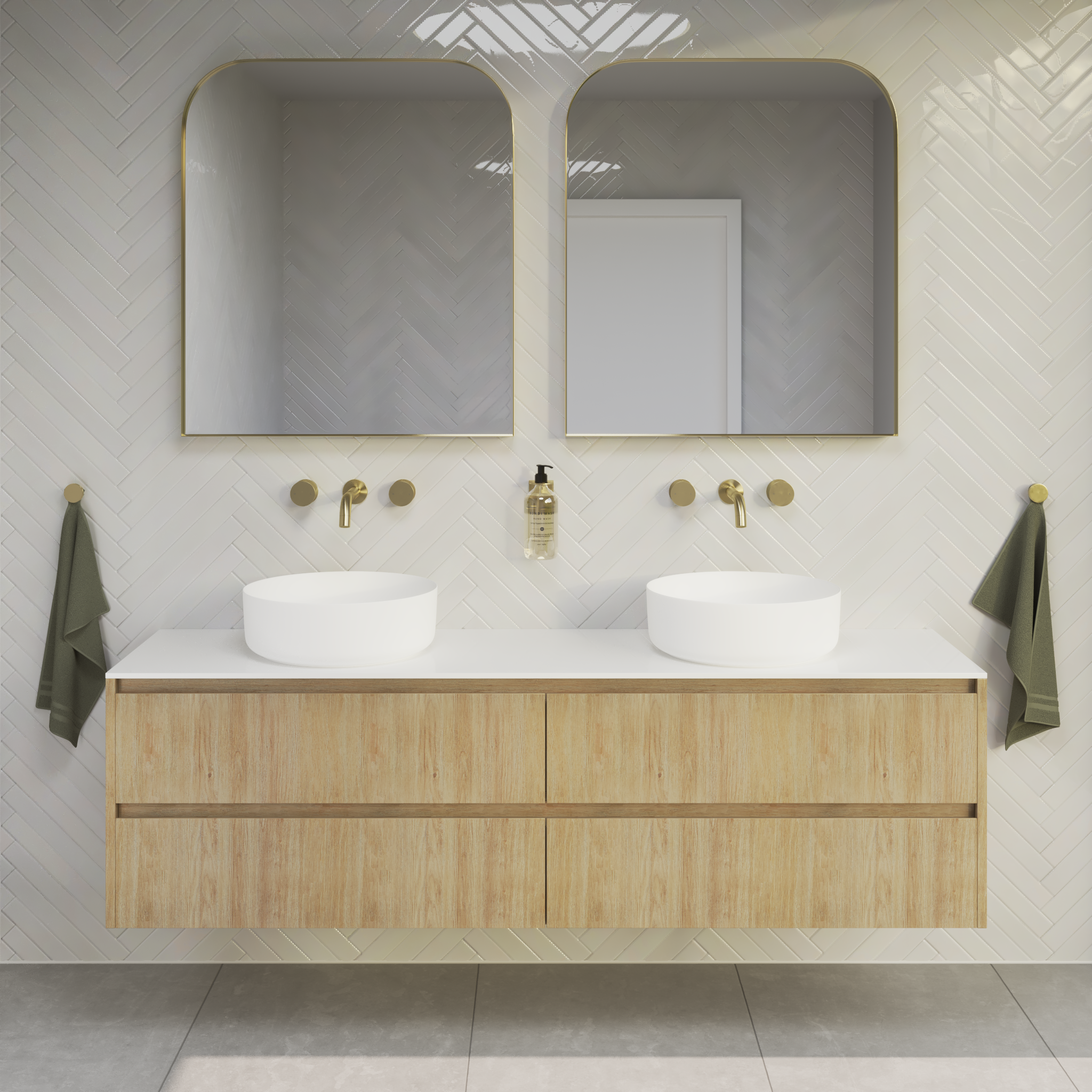 Home Standard Pure Bathroom 1 Tap Hole Sink Wash Basin & Full Floor Standing Pedestal 