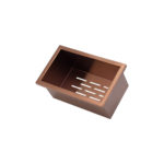 (D) Colander Insert – Entertainer Series – Brushed Copper