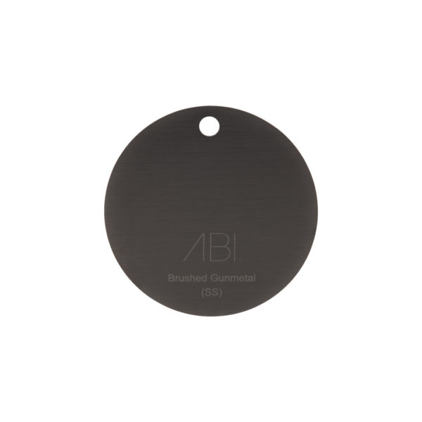 Colour Sample - Brushed Gunmetal (PVD) - Stainless Steel