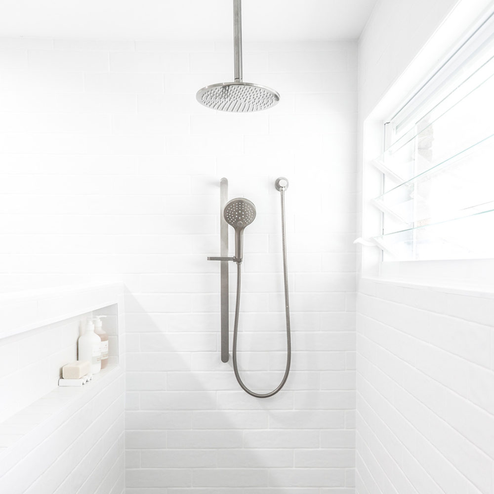 New Domaine Handheld Showerhead With Diverter Brushed Nickel 