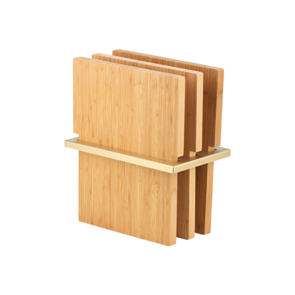(D)3 Piece Chopping Board Set - Entertainer Series - Brushed Brass