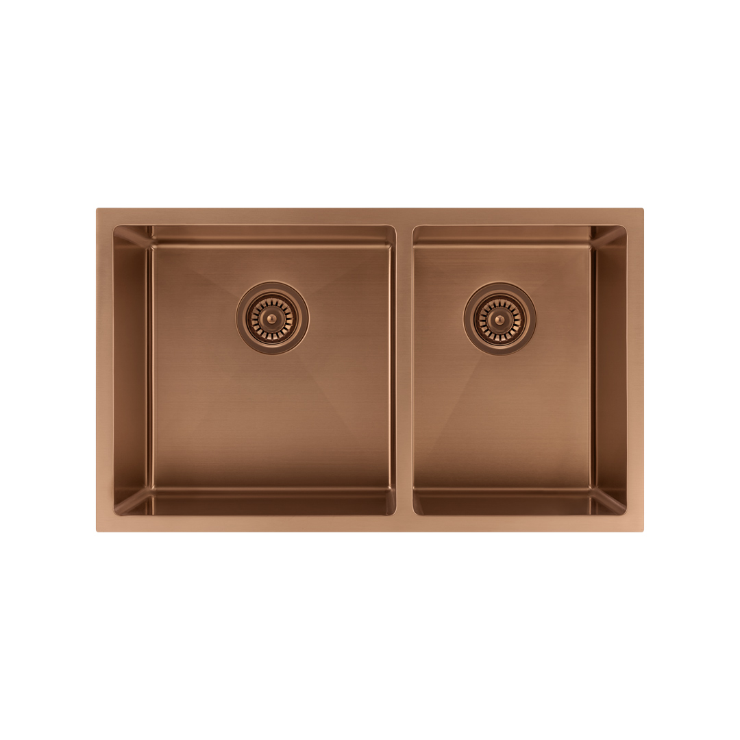 IDesign Bronze Sink Protector Grid - 10"x13" Scratching & Scuff Guard For Kitchen Sinks